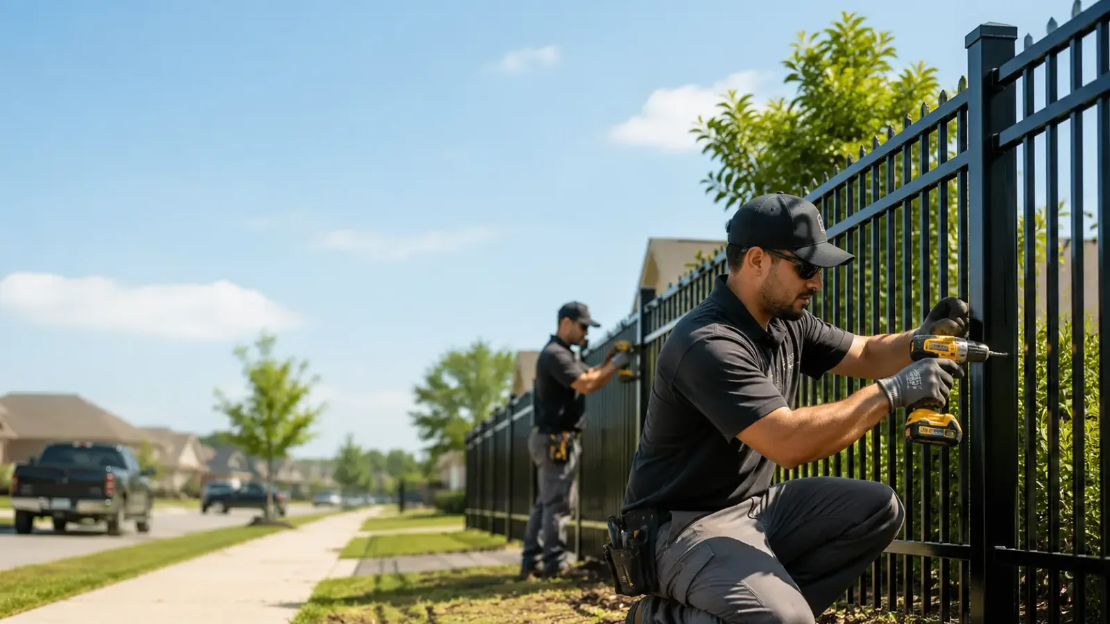 Metal Fence Installation in Beckville, TX